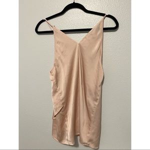 Lush blush colored spaghetti strapped top